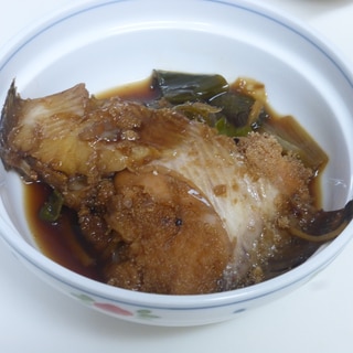 子持ちカレイの煮付け